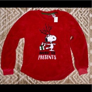 PEANUTS Soft Red Sleep Shirt